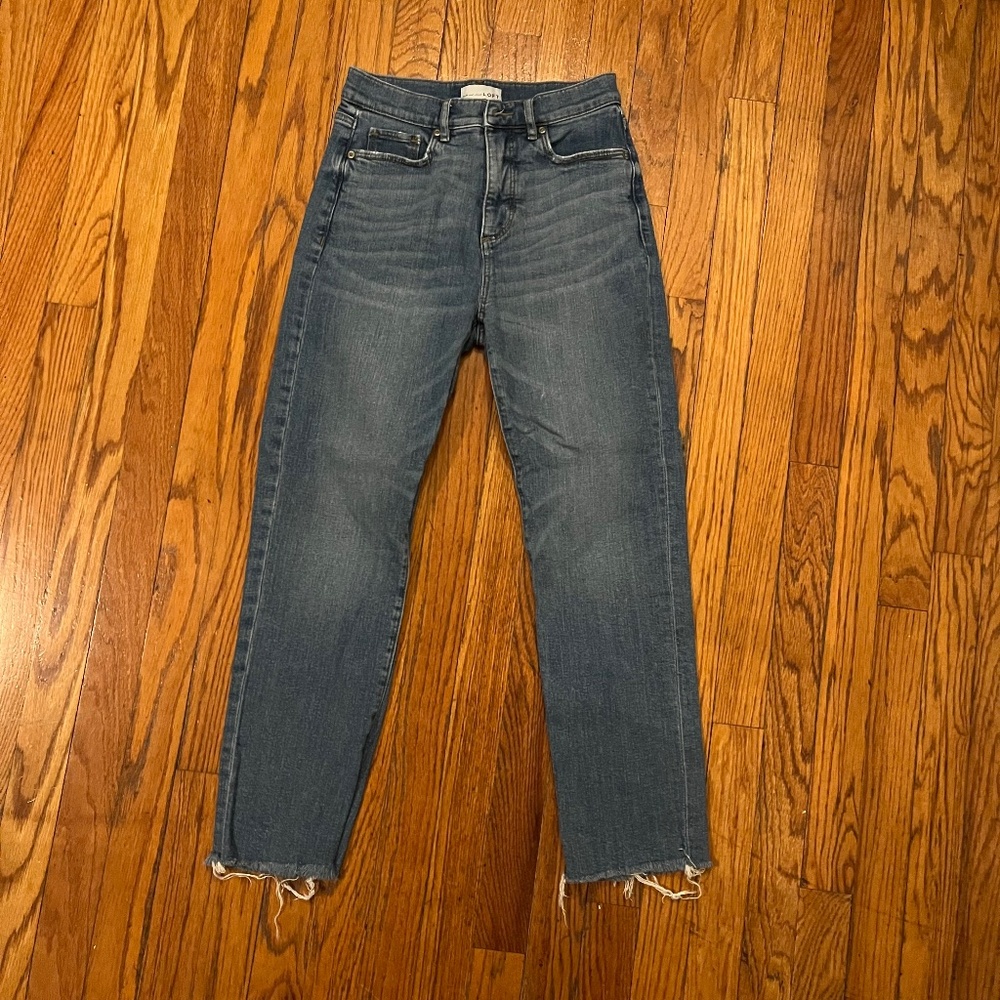LOFT The Straight Crop Jeans